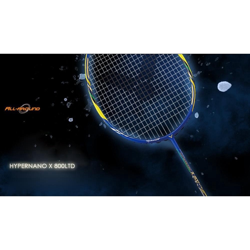 victor hypernano x 800 ltd power badminton racket