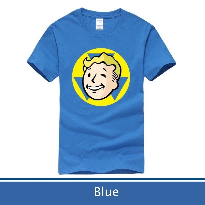 Fallout 4 Blue Vault Boy Approves Homme T-Shirt 