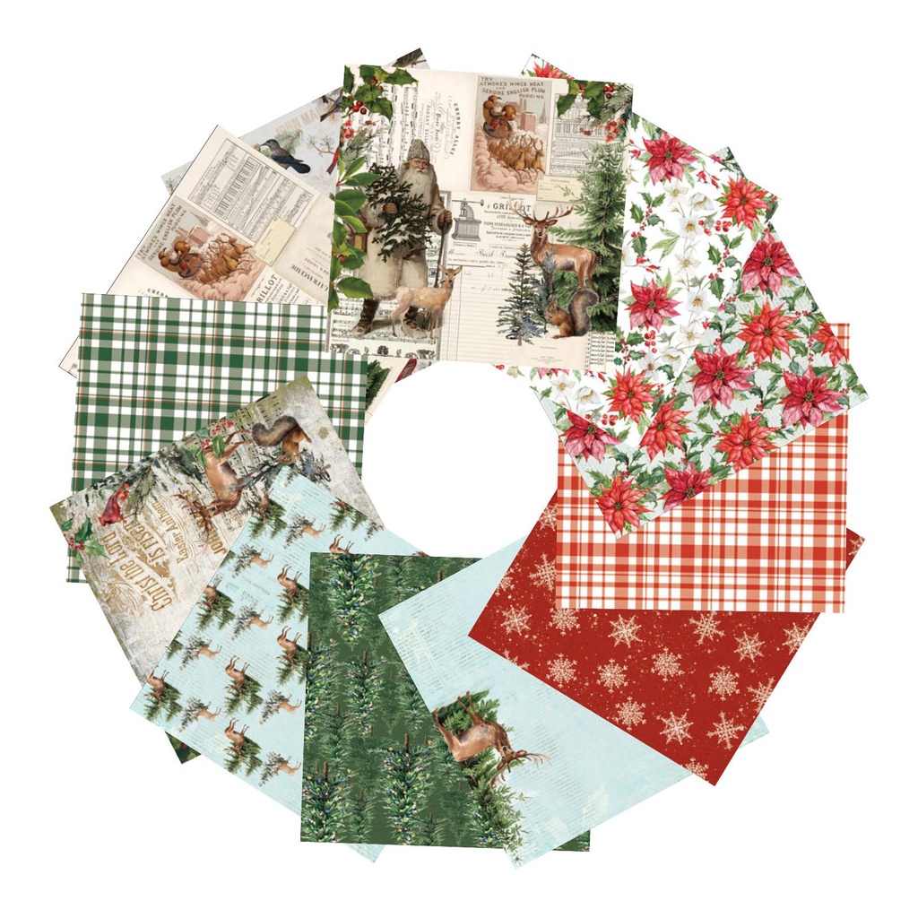 Vintage Scrapbook Paper Supplies DIY Journaling Supplies for Writing