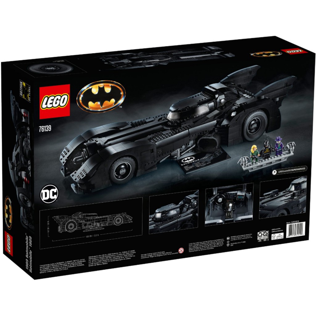 Building Blocks Batman Sets DC Super Hero 1989 The Batmobile Car 59005 Kids Toys 