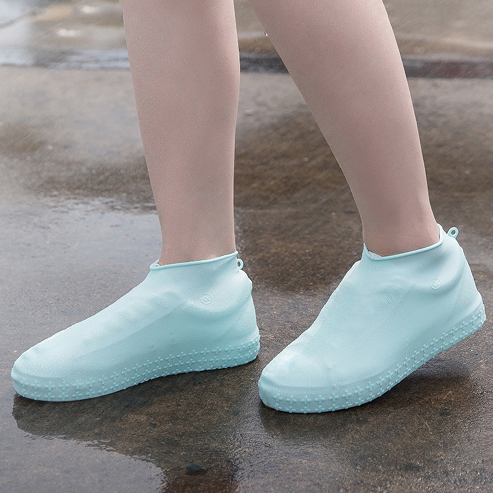 Rain Waterproof Shoe Cover Overshoes Thickened PVC Rainproof Sneakers Protector