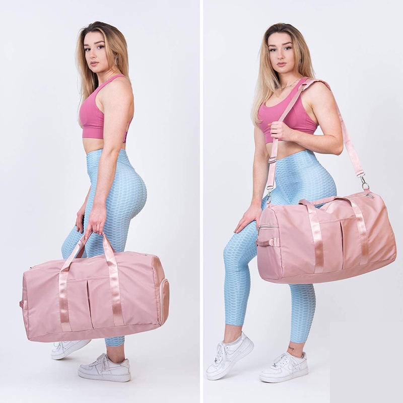 Separate wet and dry swimming bag waterproof shoe position travel bag sports bag nylon portable female bag fitness bag