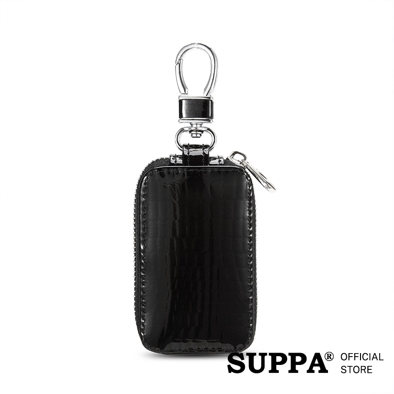 [SG][SUPPA®] PU Leather Zipper Closure Car Key Holder / Keychains Pouch / Key Case / Key Cover [IGIFT.U][SUPPA]