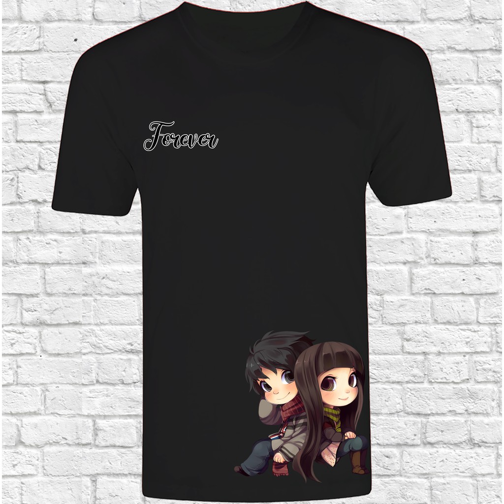 Baju Unisex Tshirt Round Neck Short Sleeve shirt 100 Baju Unisex Tshirt Round Neck Short Sleeve shirt 100