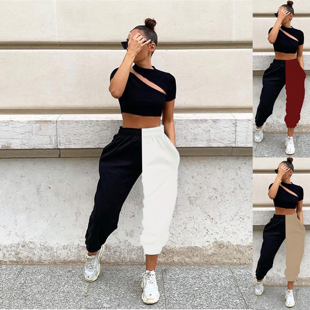 high waisted womens joggers
