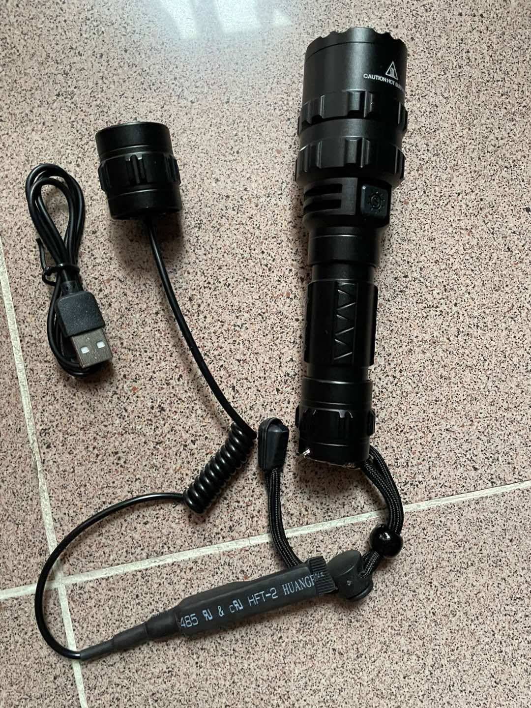 Waterproof Rechargeable LED Tactical Flashlight - 6500 Lumens photo review