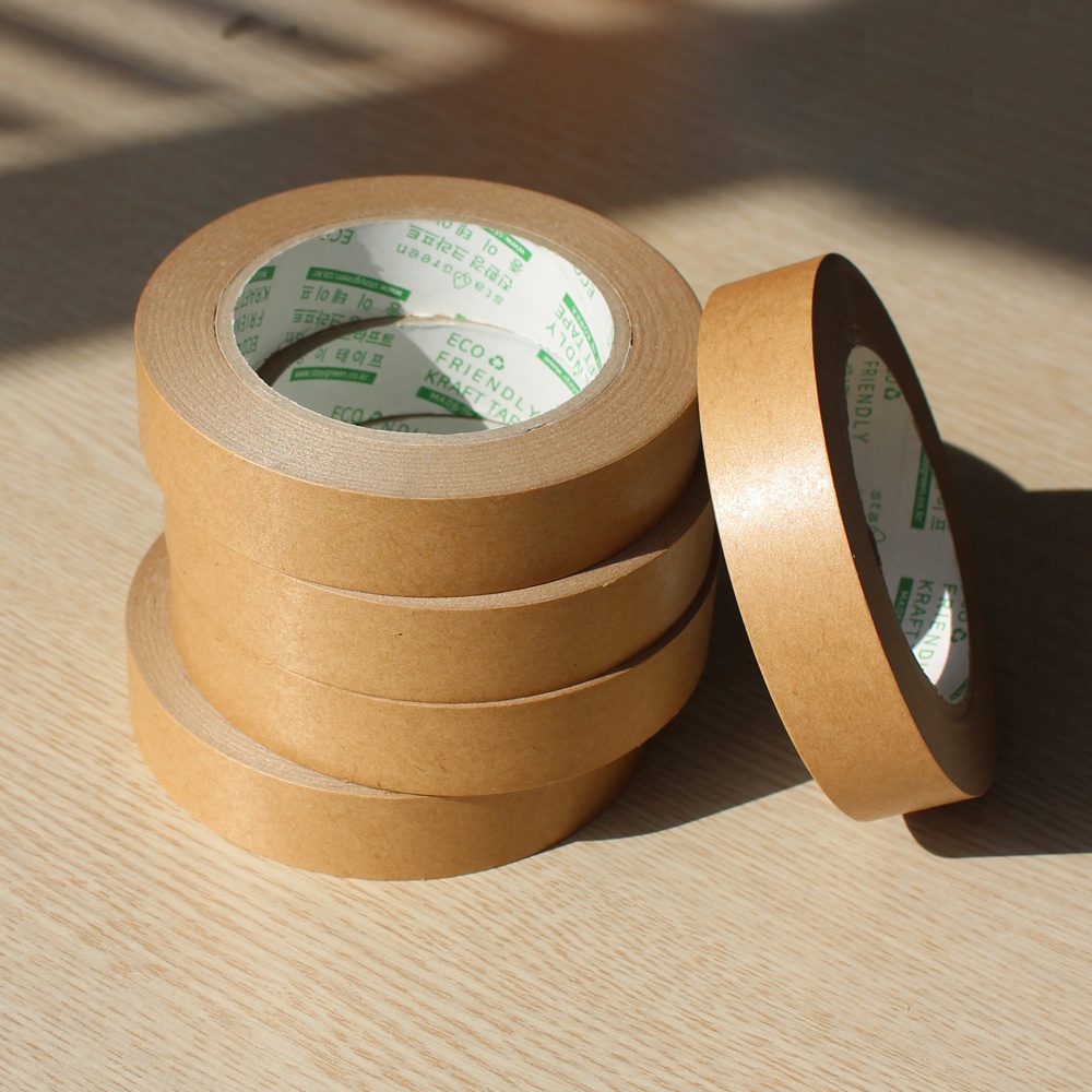 STAYGREEN EcoFriendly Kraft Paper Packing Tape (Brown) 24mmX40m