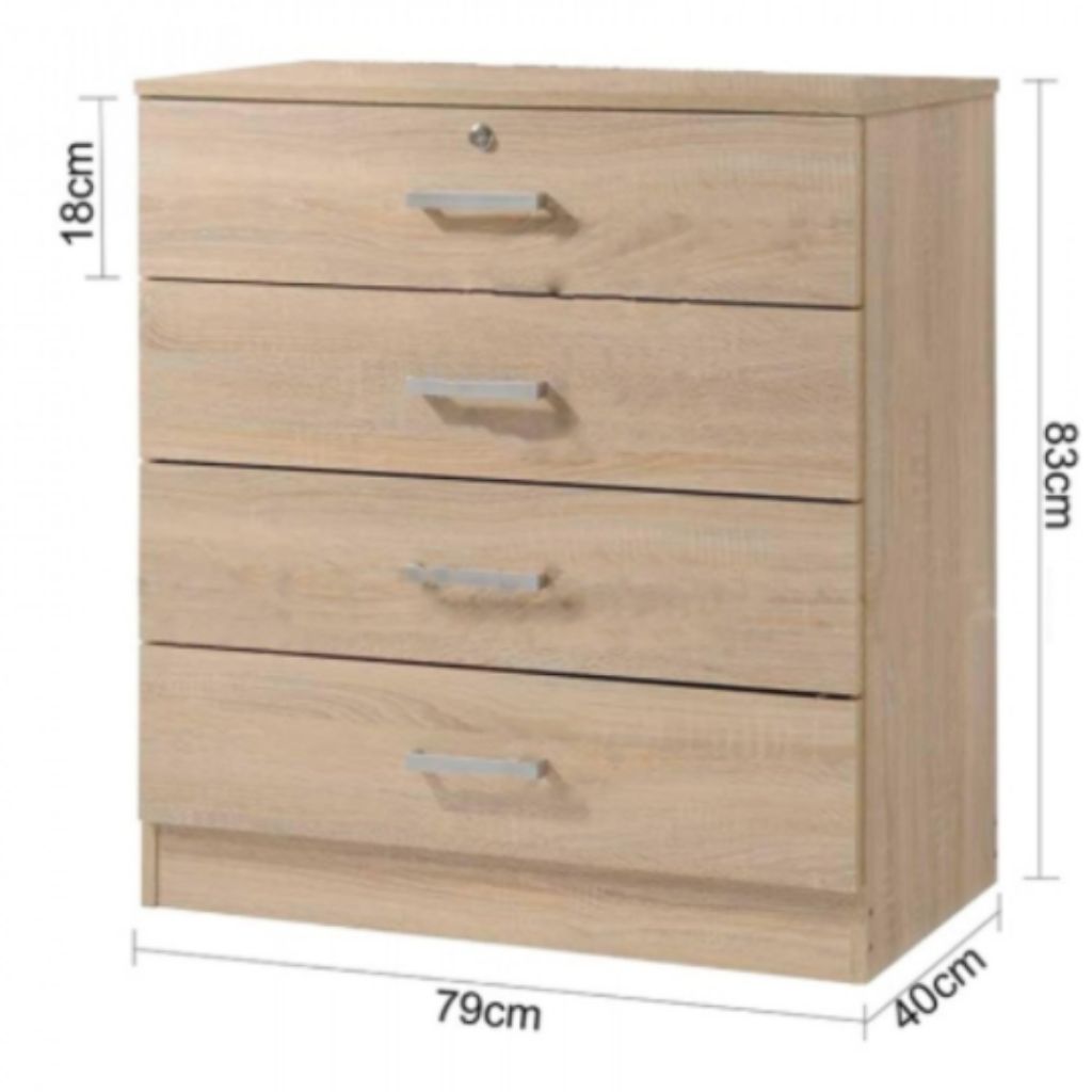 Chest of drawers with lock Shopee Singapore