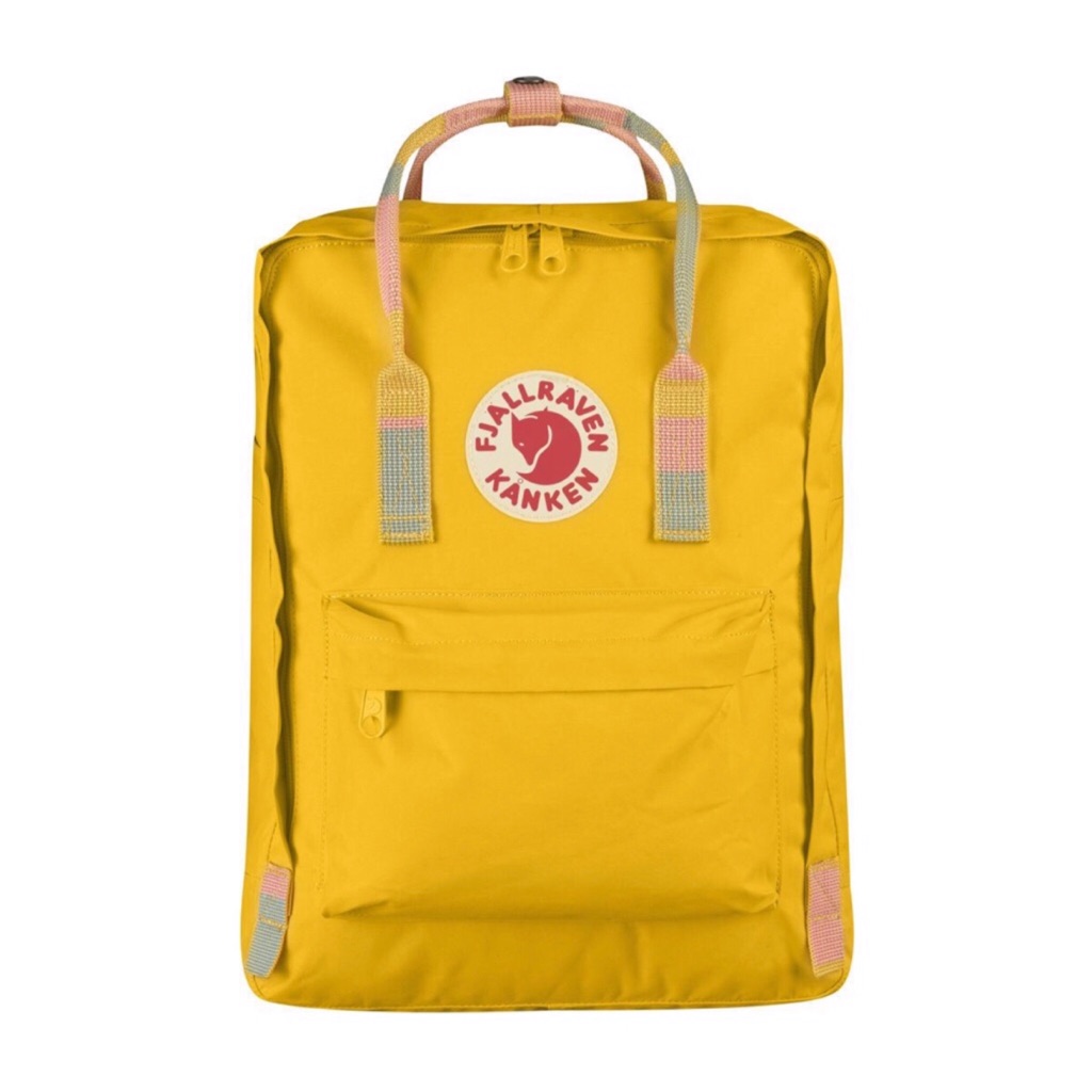 fjallraven warm yellow random blocked