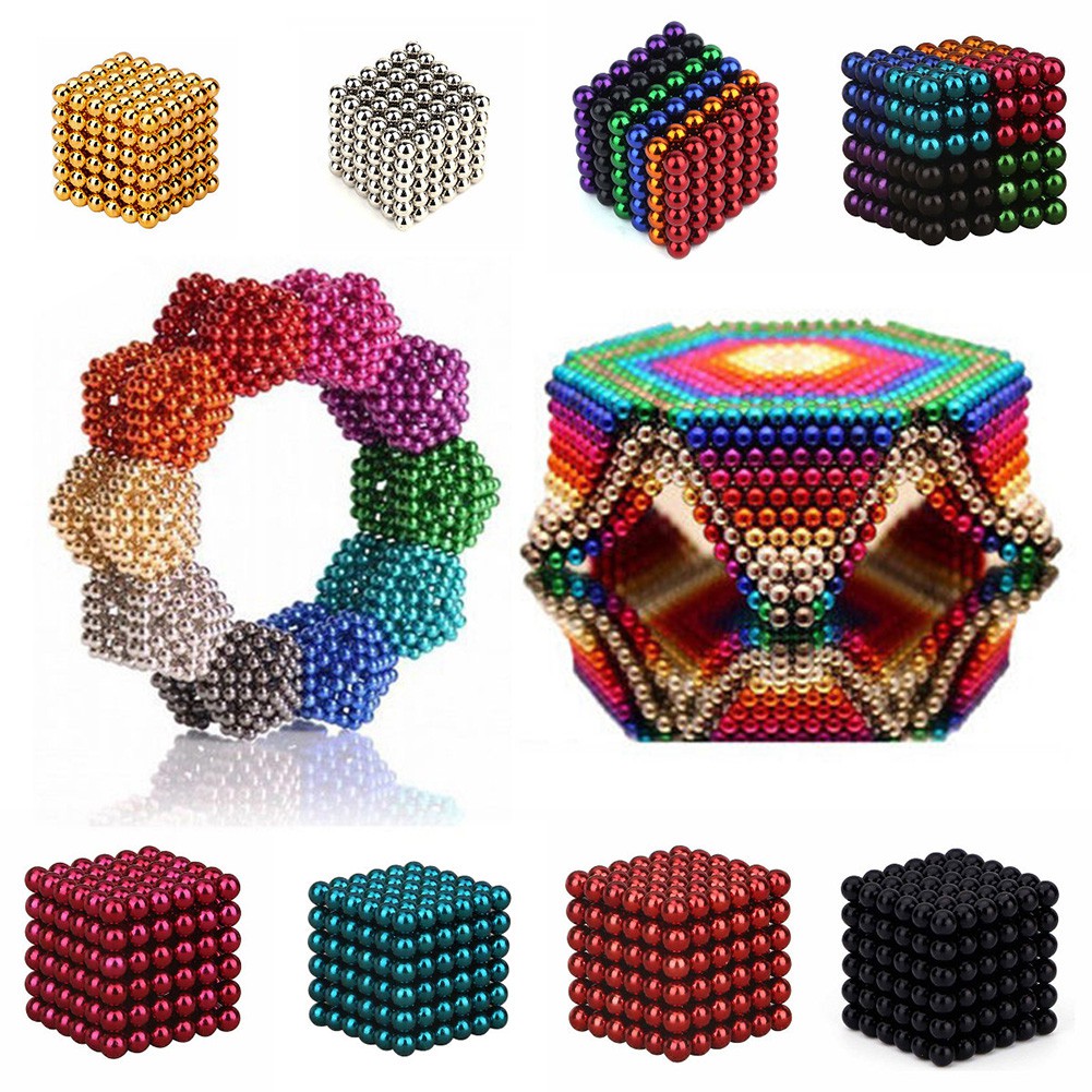 magnetic building beads