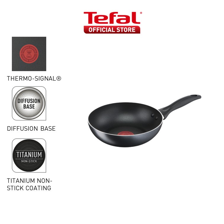 Tefal Jamie Oliver E3068834 frying pan Wok/Stir-Fry pan Round E3068834 buy  in the online store at Best Price