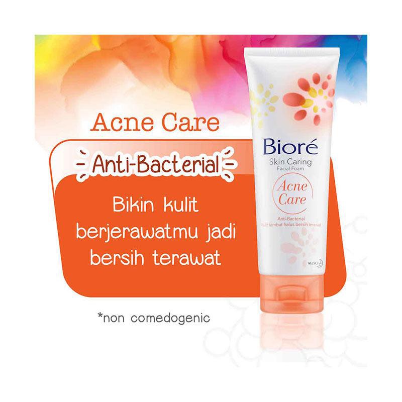 biore skin caring facial foam acne care