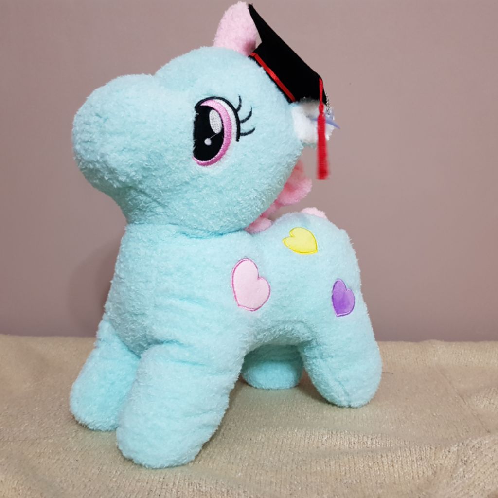 unicorn graduation plush