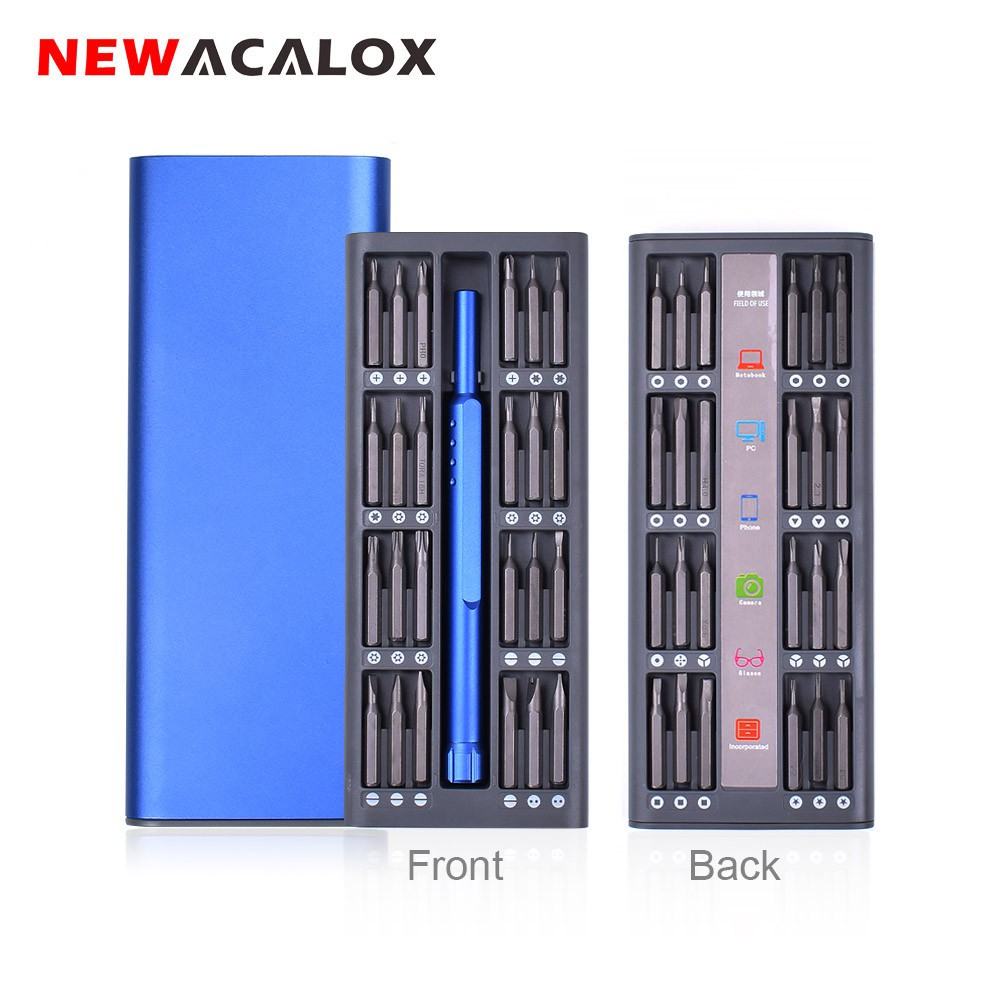 Newacalox Repair Kit 48 In 1 Multi Tool Magnetic Screwdriver Set Precision Tool Kit Repair Laptop Phone Watch With Alloy Shopee Singapore