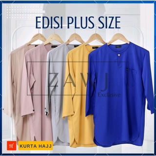 Image of EDISI PLUS SIZE| Kurta HAJJ | Quarter sleeves