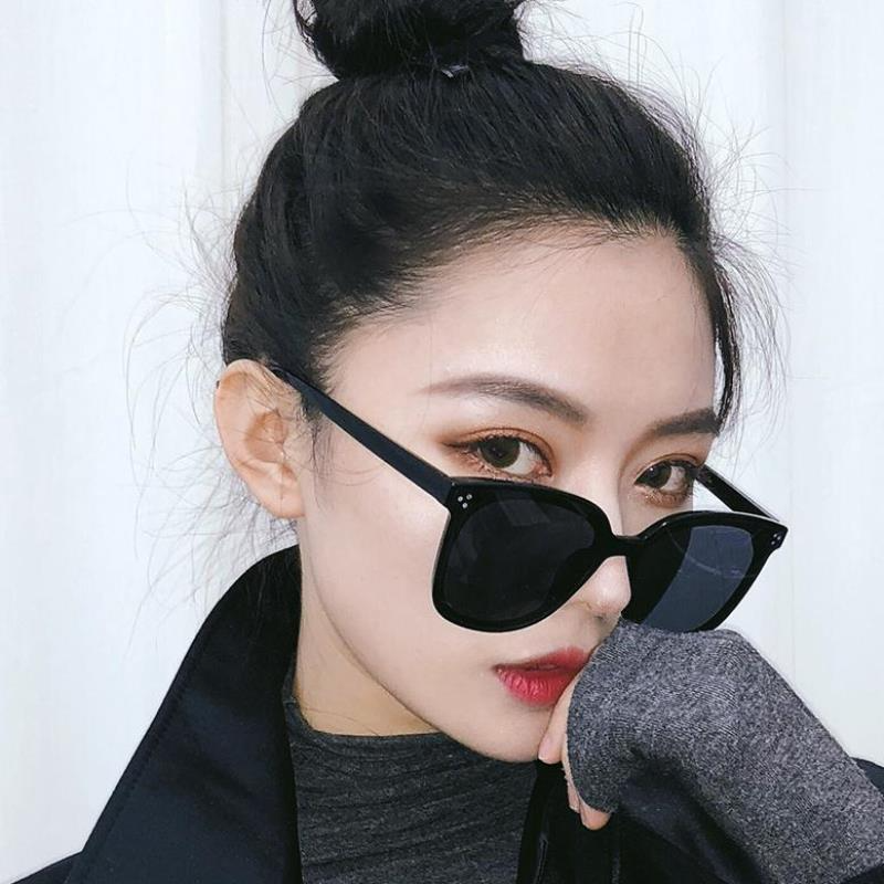 Roselife Korean Over Size Square Frame Sunglasses for Women Girls UV Protection Lens Eyewear