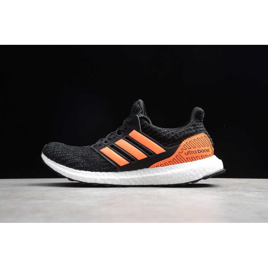adidas ultra boost black and orange