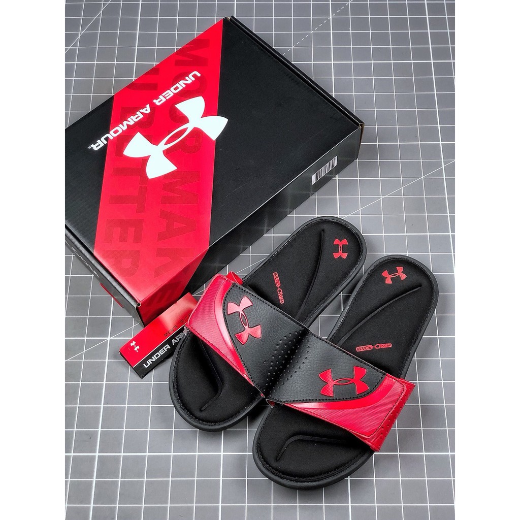 under armour black sandals