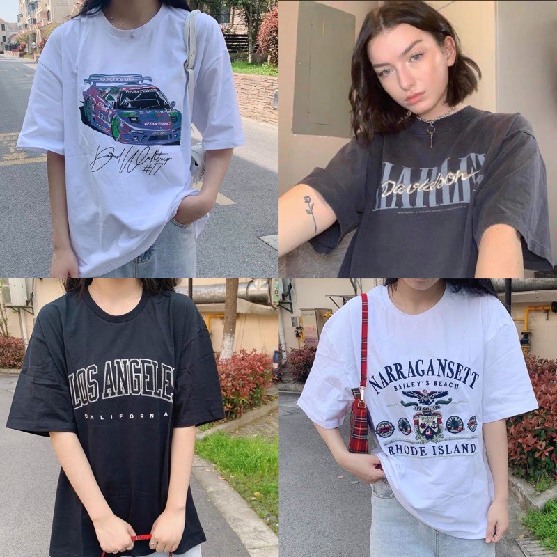 1 Instock Brandy Melville Insp Graphic Tees Shopee Singapore