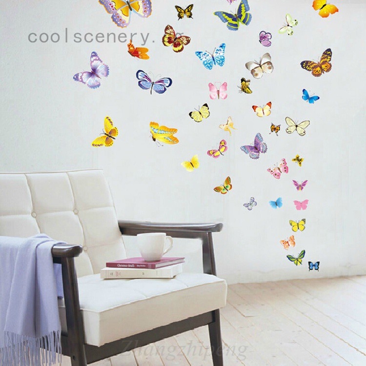 Hot Sale 3d Wall Sticker Butterfly Design Home Decor Room