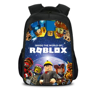 Cartoon Roblox Game Oxford Backpack Boys Girls School Bag Travel Bag Shopee Singapore - ซอทไหน 3d roblox games pattern printing backpack casual