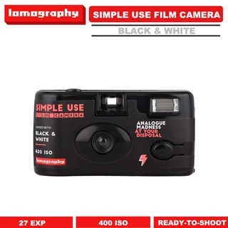 Lomography Disposable Simple Single Use Film Camera Black and White 35mm 27 Exposures