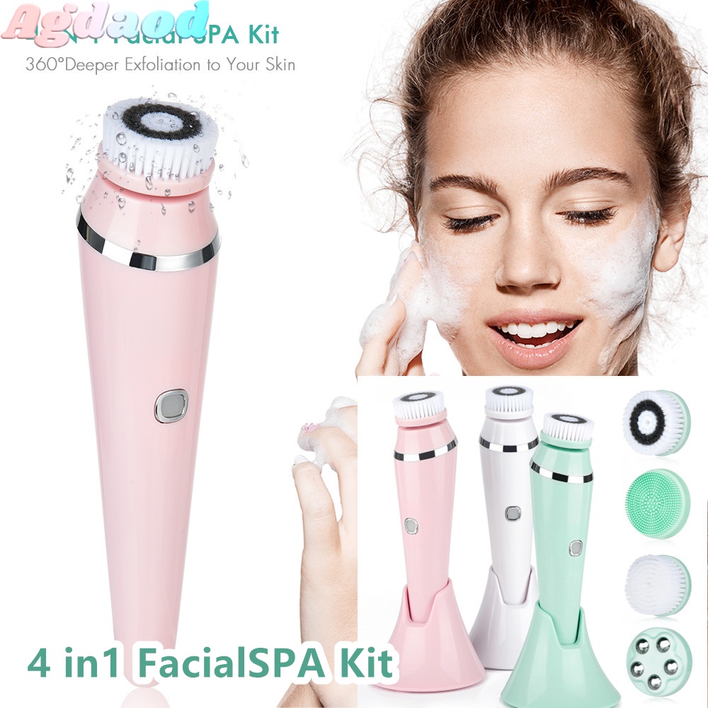 Agdoad 5 in 1 Electric Facial Cleansing Brush Face Cleaning Machine