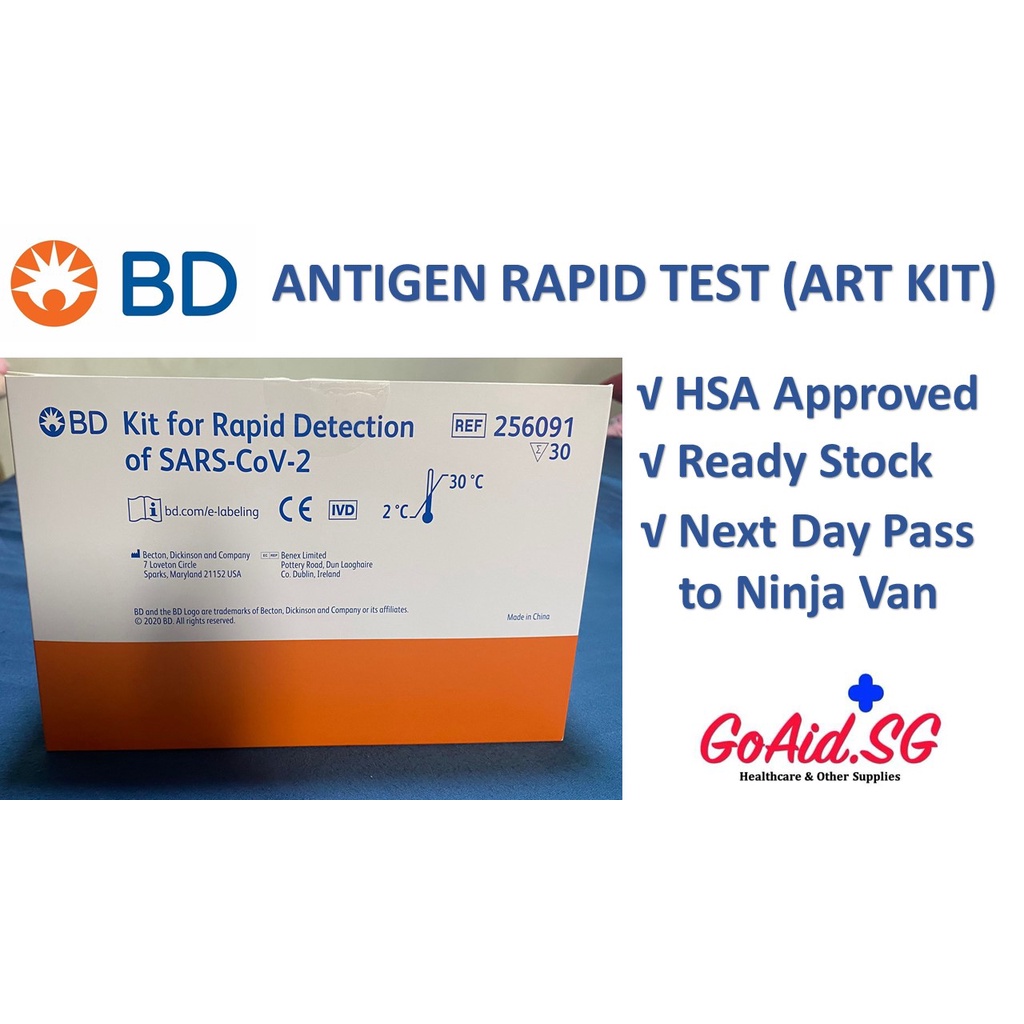 [Ready Stock] BD Kit for Rapid Detection of SARSCoV2 [30 test kit