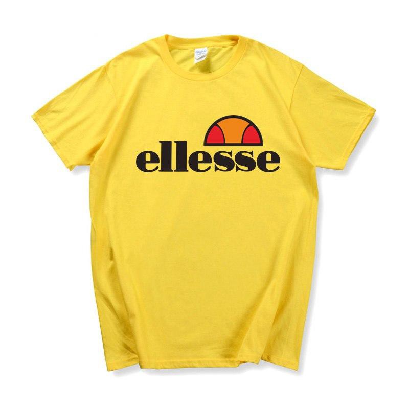 yellow ellesse t shirt