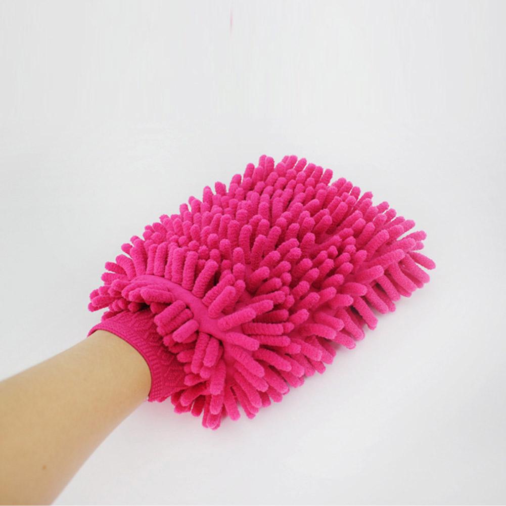 Nobel Car Wash Mitt,Chenille Microfiber Premium Scratch-Free Wash Mitt, Nine Colors Can Be Seleted