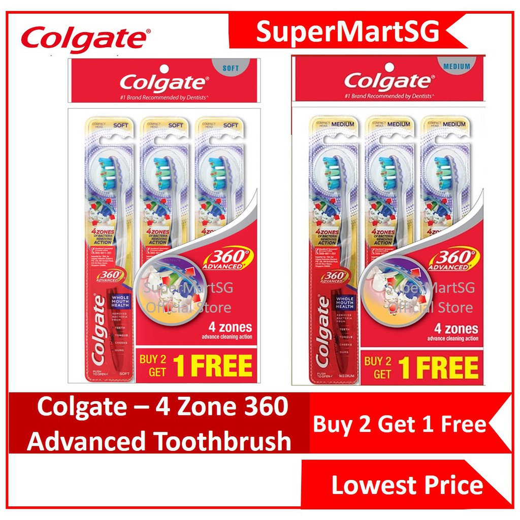 Colgate 360 Advanced 4 Zone Toothbrush