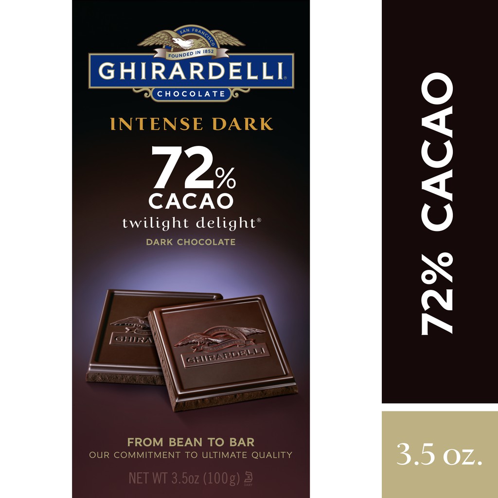 Ghirardelli 72 CACAO TWILIGHT DELIGHT BAR 100g Shopee Singapore