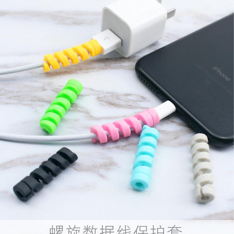 Cable Winder USB Cable Protector Phone Accesorios Silicon Data Wire Cable Organize