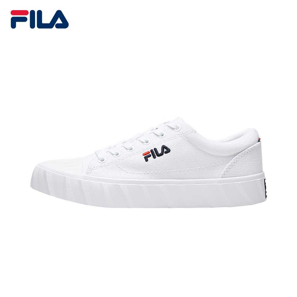 fila canvas shoes white