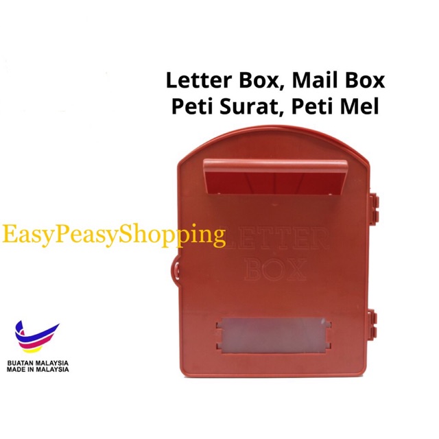 PVC Post Letter Box/ Plastic Mail Box/ Peti Surat Plastik/ Mailbox