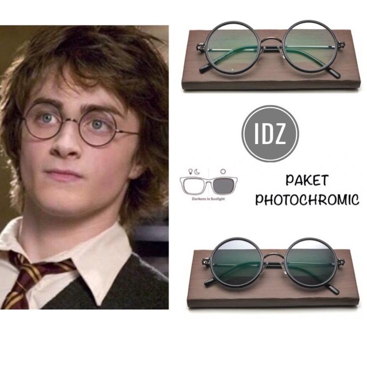 Vintage Round Eyeglass Frames Harry Potter Ii Glasses Round Viral Present X Can Bluechromic Lens 9653