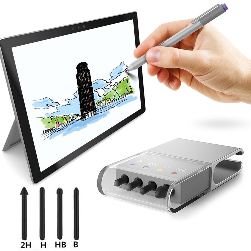 Professional 2h H Hb B Stylus Touch Pen Tip Kit For Microsoft Surface Pro 4 5 T44 Shopee Singapore