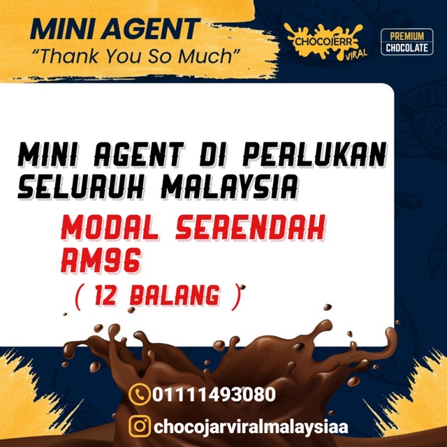 Pakej Mini Agent Chocojerr Viral Elins Chocojar Viral Shopee Singapore