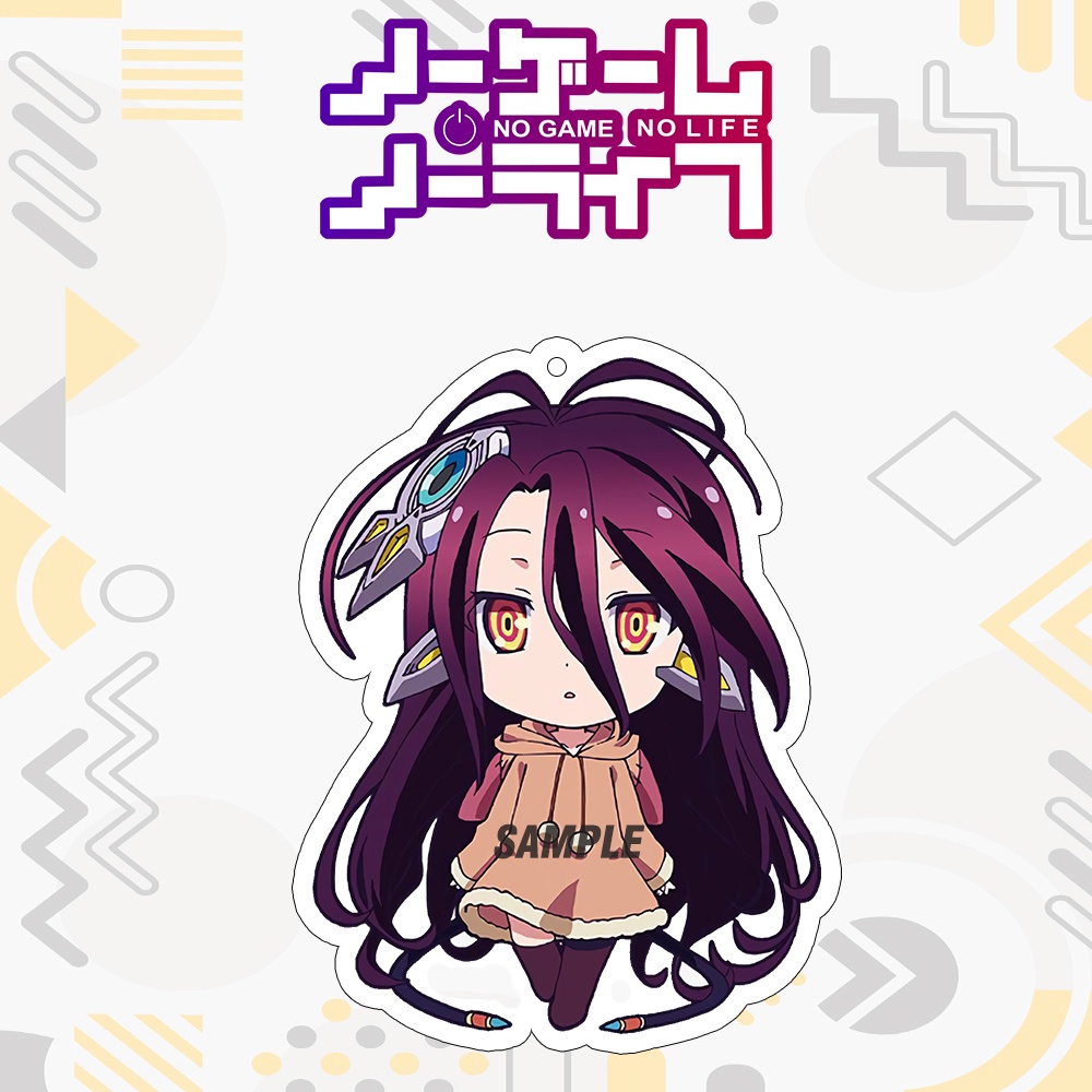 No Game No Life Keychain - Shiro Sora-Ganci Anime No Game No Life Zero  Keychain | Shopee Singapore