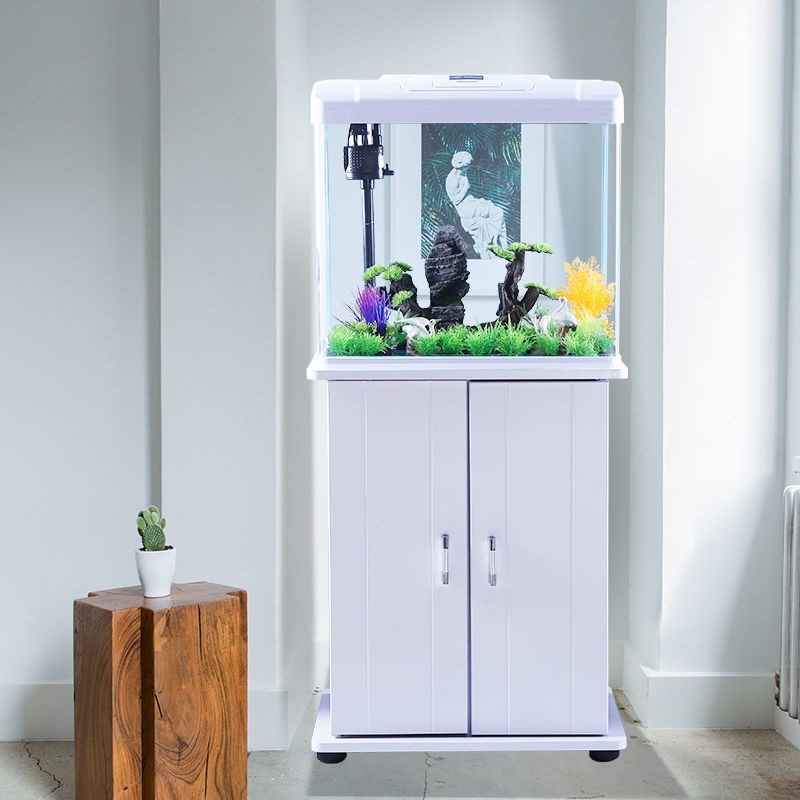 Living Room Set Fish Globe Home Lazy Change Water Glass Cylinder Office