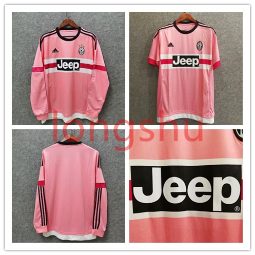 juventus pink jersey long sleeve