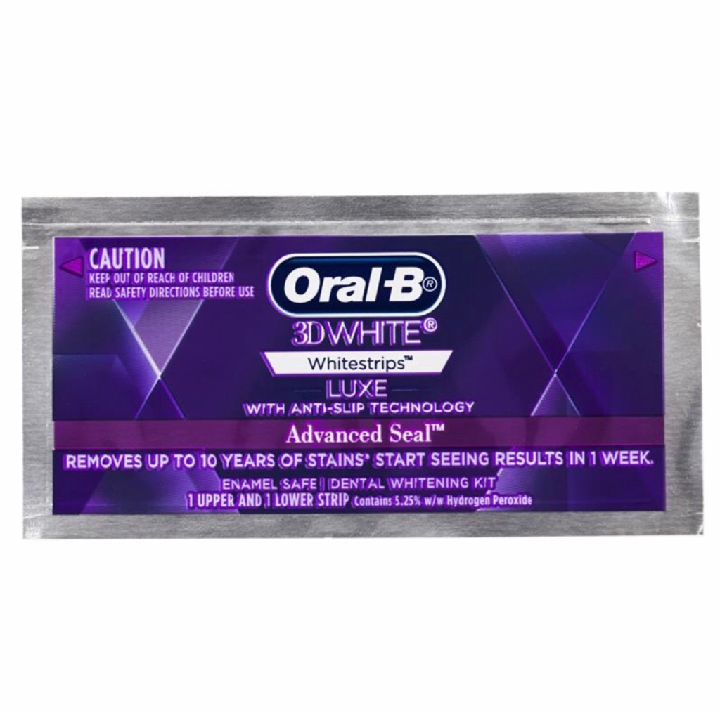 Oral B 3d White Luxe Advance Seal 14 Whitening Treatments Shopee Singapore