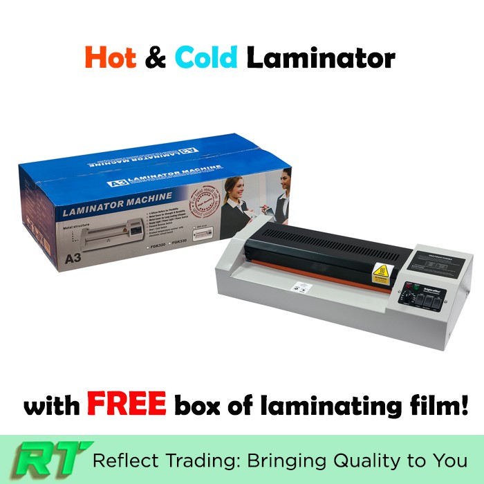 Laminating Machine, Laminator, A3 and A4, Hot & Cold, Heavy Duty (with