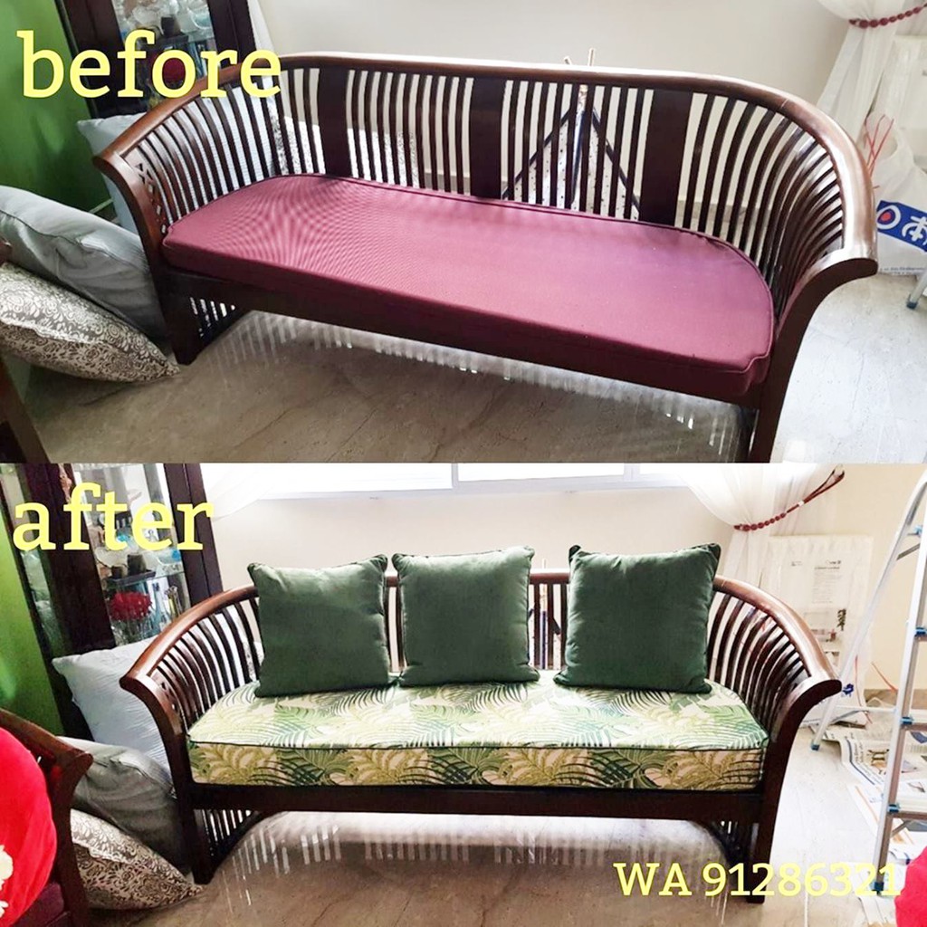 Custom Made Sofa Cover Cushion Cover Foam Maker Shopee Singapore