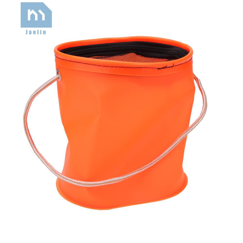 8.5L Outdoor Hiking Camping Folding Washing Basin Bucket Portable Water Pot /KT
