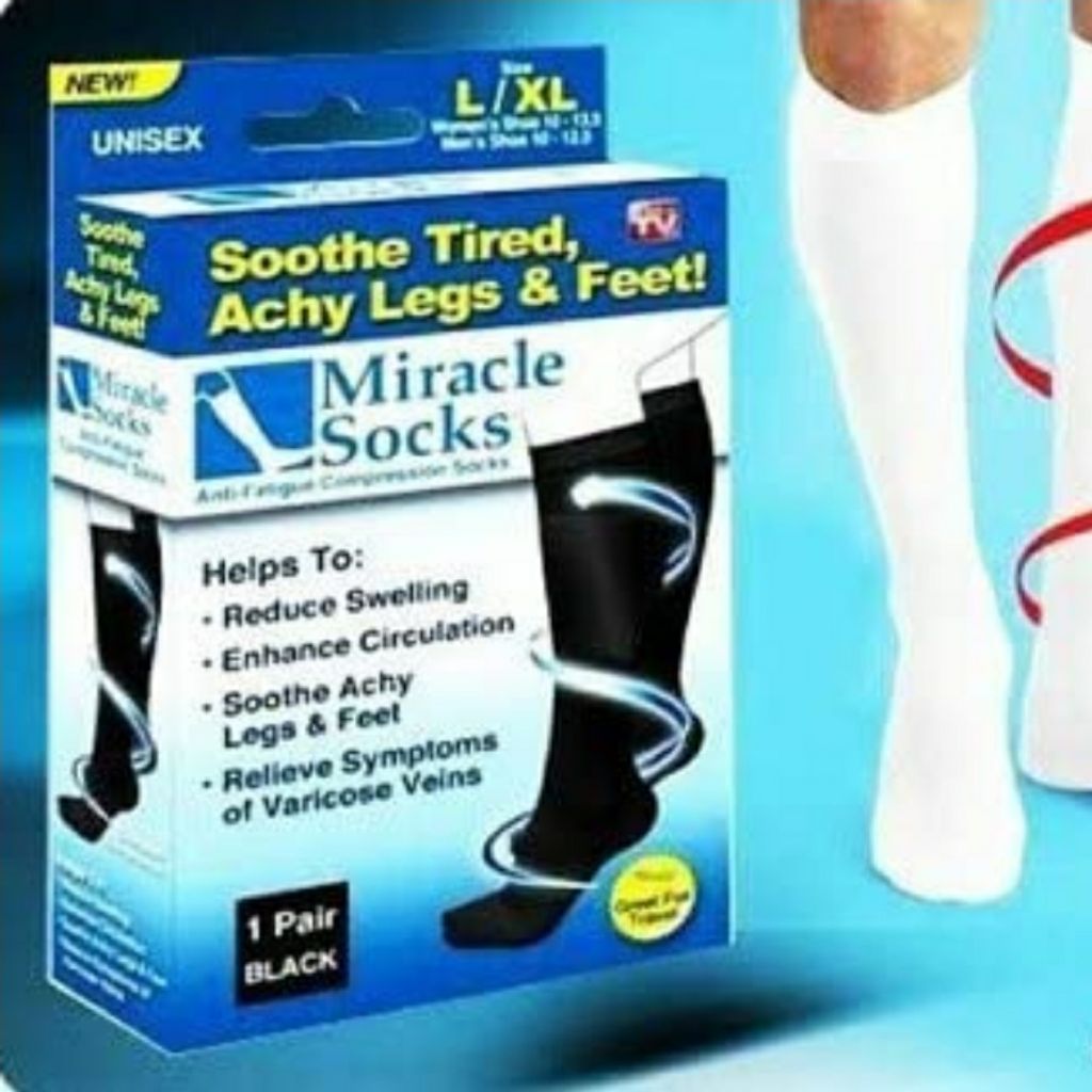 Miracle socks. Compression socks. Pain relief and massage | Shopee Singapore