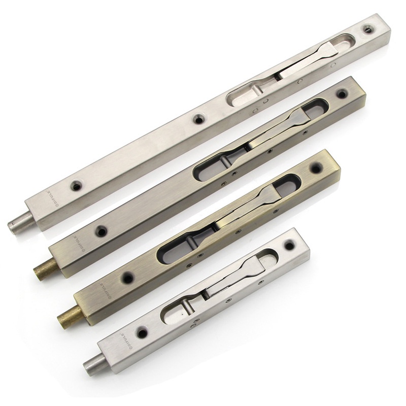 Door Flush Bolt Concealed Security Door Latch Bolt for French Doors