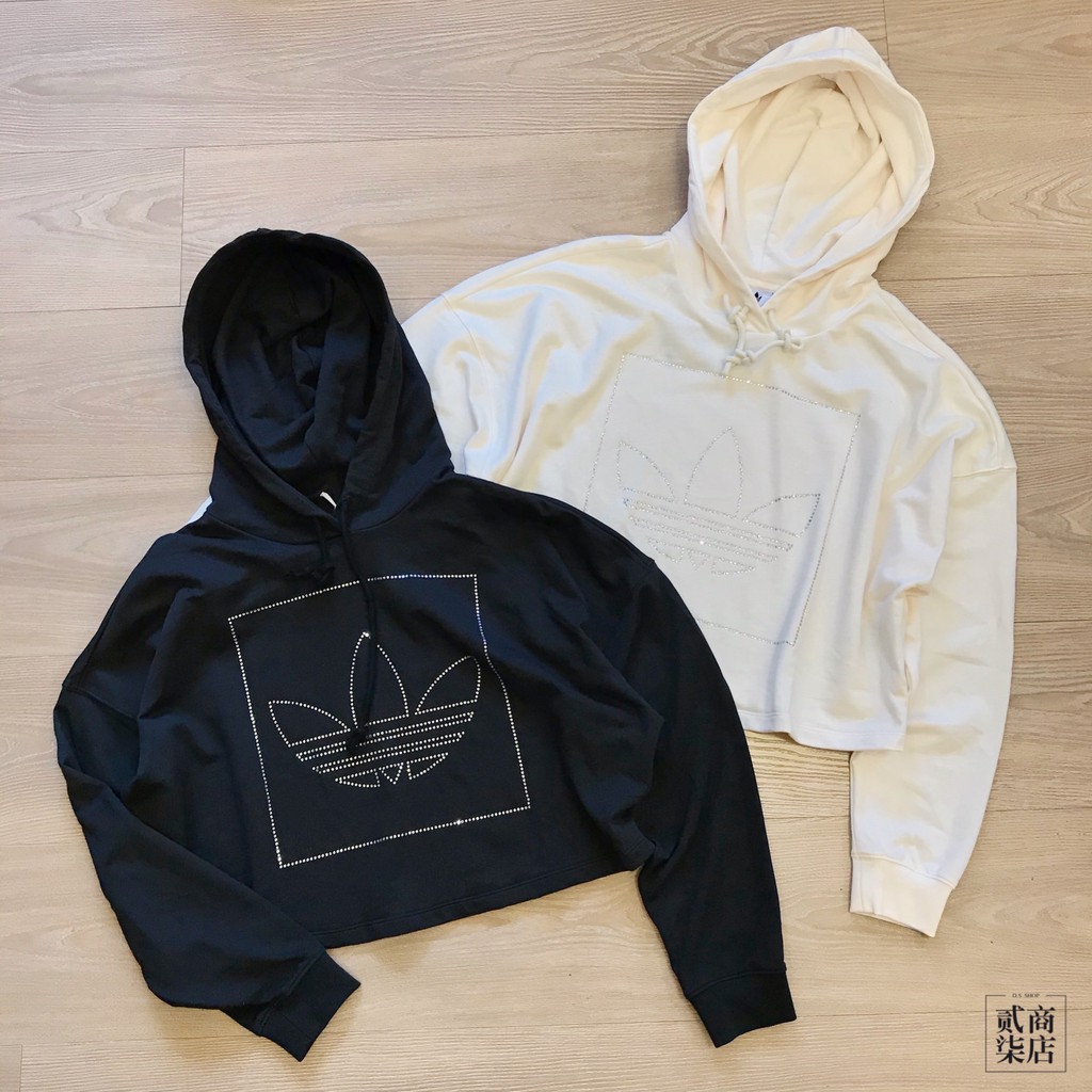 beige adidas hoodie womens