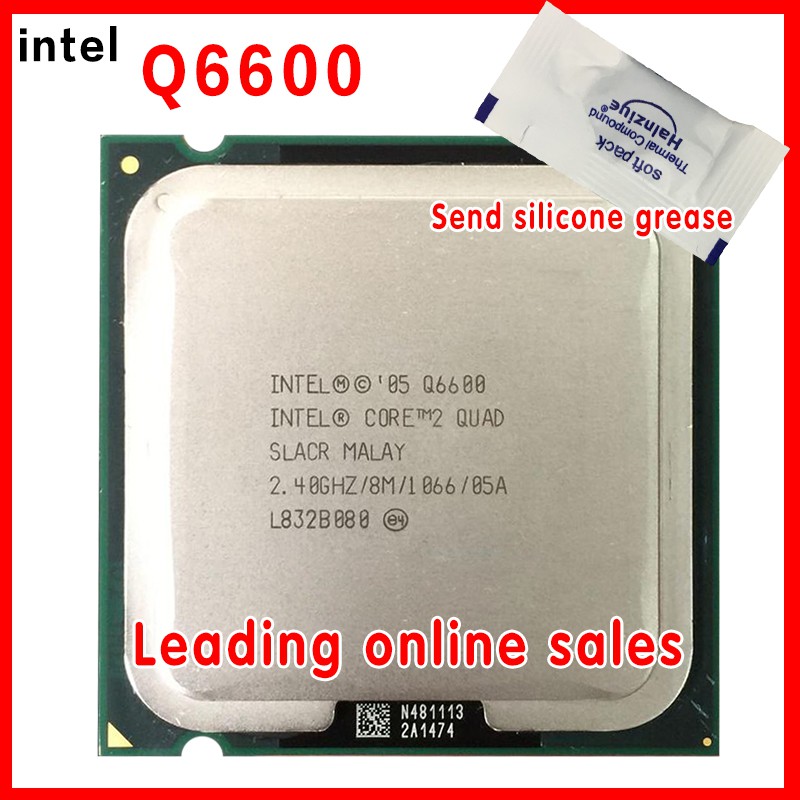 Stock Intel Core 2 Quad Q6600 Q6700 Q8200 Q8300 Q8400 Q9300 Q9400 Q9505 Q9500 Q9550 Q9650 775 Pin Cpu Shopee Singapore