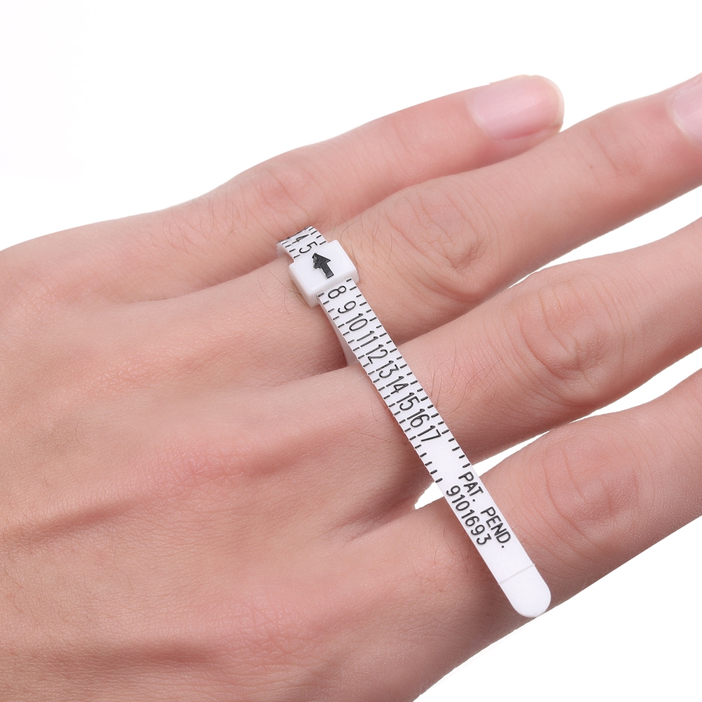 WOMEN UNISEX 11 X PLASTIC RING SIZER MEASUREMENT FROM A Z FOR MEN